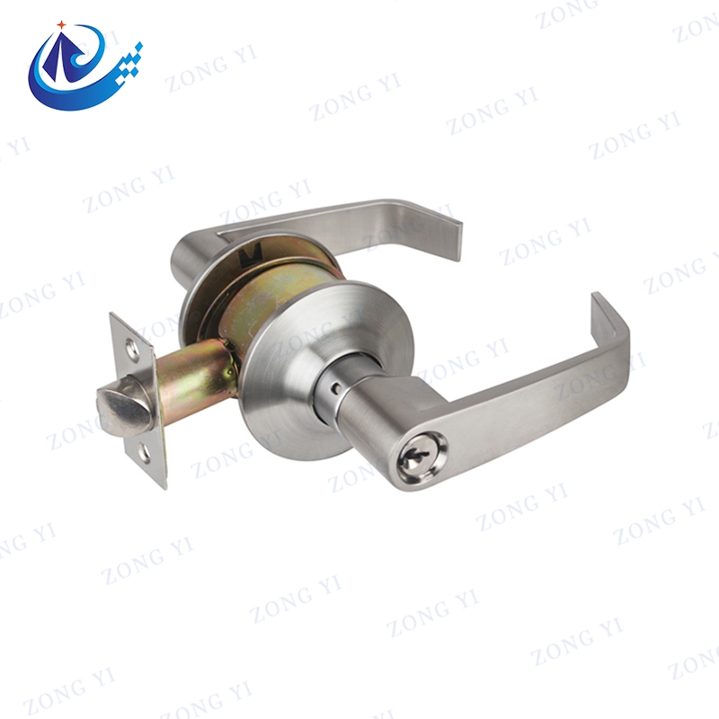 Cylindrical Aluminium Lever Door Lock