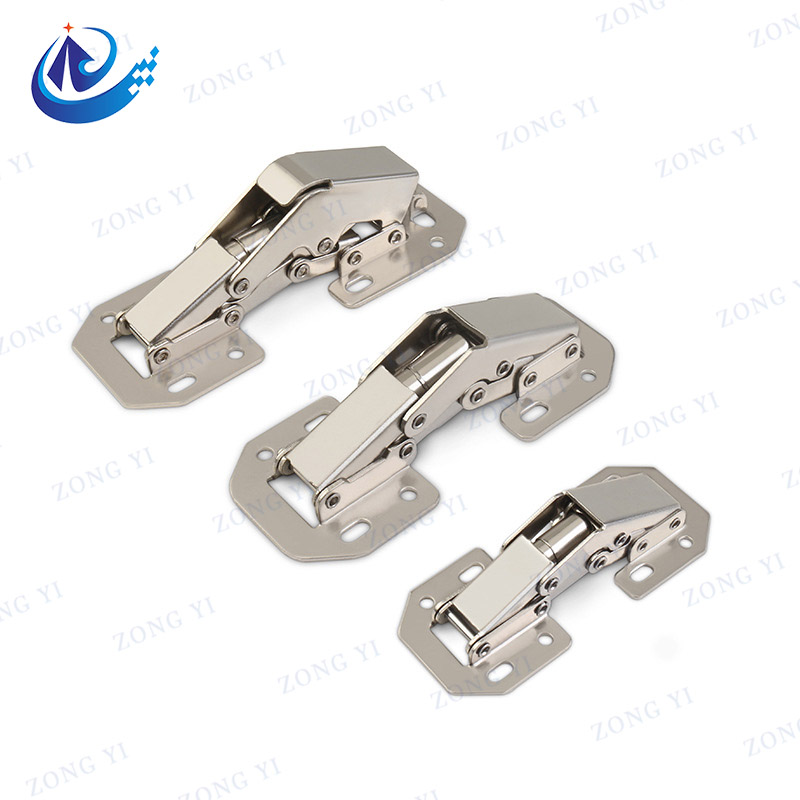 Glass Door Hinge And Surface Mount Hidden Spring Cabinet Hinge