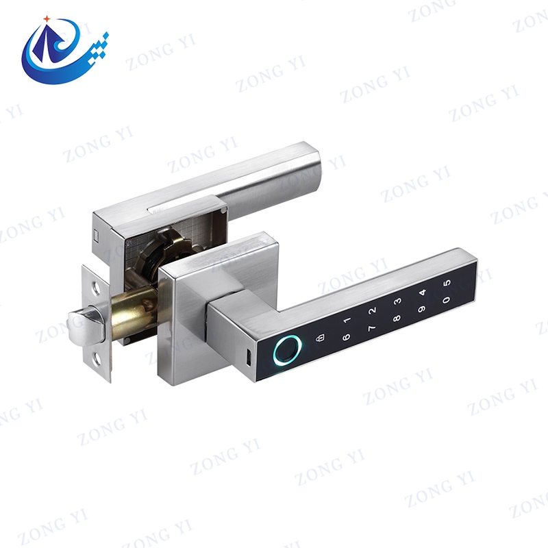 Keyless Smart bluetooth And Fingerprint Lever Door Lock