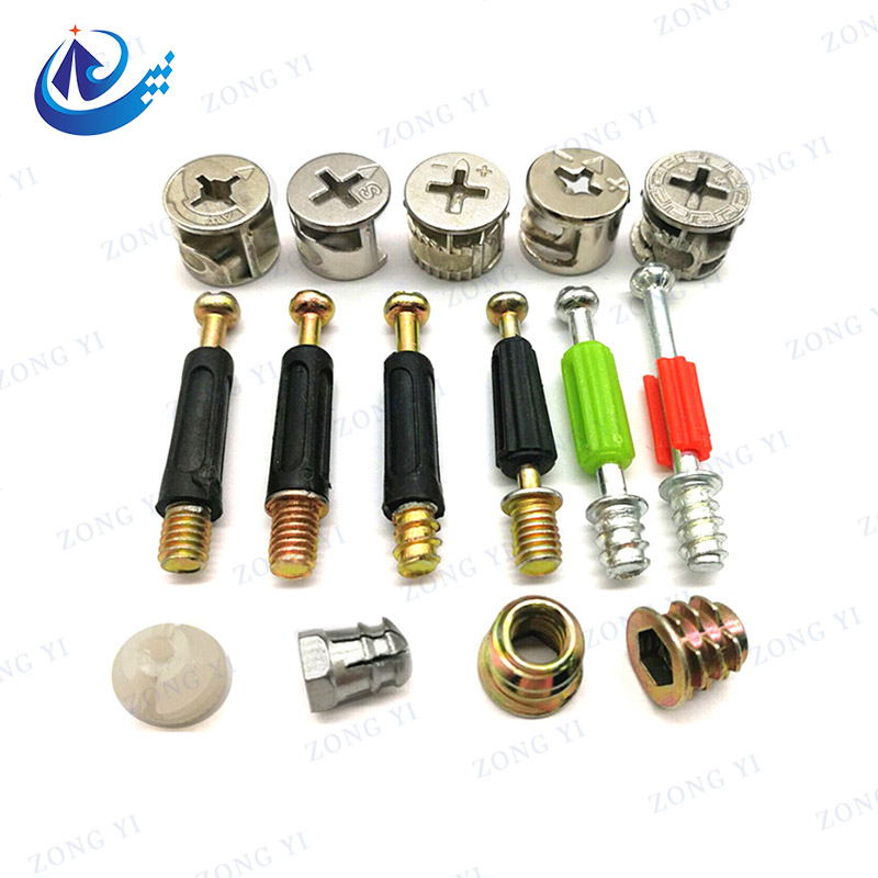 Steel or Zinc Alloy Furniture Mini Fix Cam Connecting Bolt